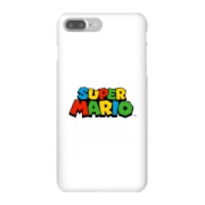 Image of Nintendo Super Mario Colour Logo Phone Case - iPhone 7 Plus - Snap Case - Matte