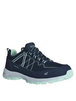 Image of Regatta Samaris Lite Low Walking Shoes - Navy, Size 6, Women