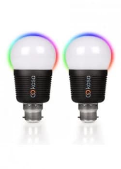 Image of Veho Kasa Bluetooth Smart LED Light Bulb B22 Twin Pack