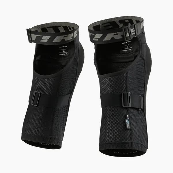 Image of REV'IT! Scram Black Motorcycle Knee Protector Size M