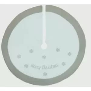 Image of Premier Merry Christmas Tree Skirt 90cm W/Grey - PL195064