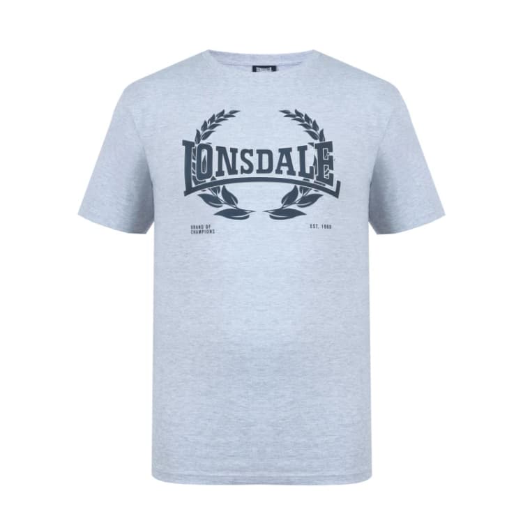 Image of Lonsdale Tee Shirt - Grey Grey S