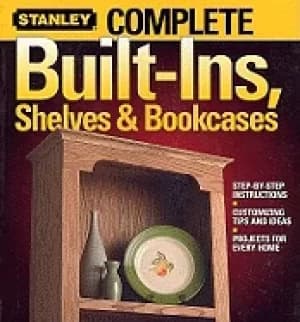 Image of complete built ins shelves and bookcases