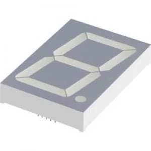 Image of Seven segment display Red 57mm 8.2 V 4 V No. of digits 1