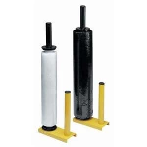 Image of Stretch Wrap 17 Micron 500mm x 250m Black Cast Pack of 6 Rolls