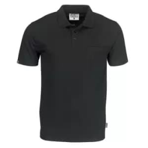 Image of Essential Black Polo Shirt Comes with Pocket - XXL