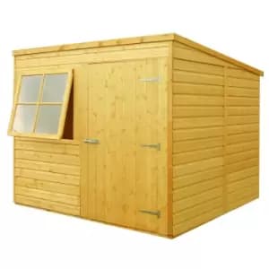Image of Shire 7ft x 7ft Wooden Pent Garden Shed
