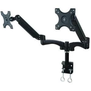 Image of Allcam ACAVA AVA12D Gas Spring Desk Mount LCD Monitor Dual Arm Stand