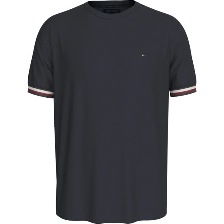 Image of Tommy Hilfiger Striped T-Shirt Regular Fit T-Shirts S Blue 59910318350