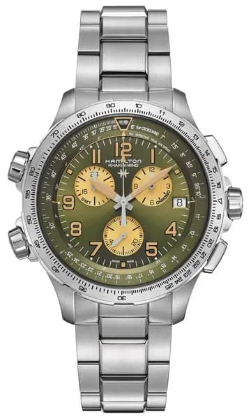Image of Hamilton H77932160 Khaki Aviation X-Wind Chronograph Quartz Watch