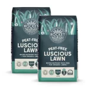 Image of Yougarden Pair Of Peat Free Luscious Lawn Feed 50L