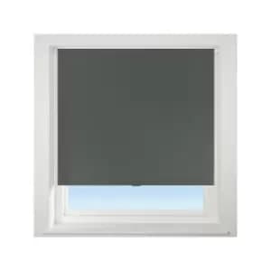 Image of Swish Cordless Blackout Roller Blind, Slate, W90 Cm x D170 Cm