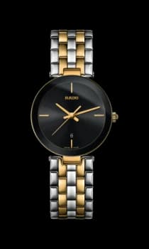 Image of Rado Florence Womens watch - Water-resistant 3 bar (30 m), Stainless steel / PVD, black