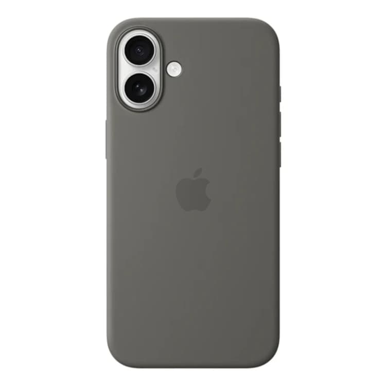 Image of Apple iPhone 16 Plus Silicone Case with MagSafe for iPhone 16 Plus - Stone Grey