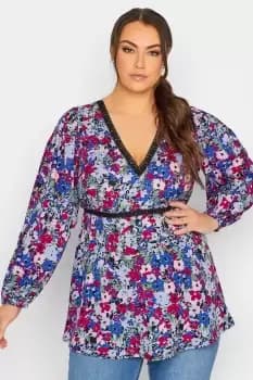 Image of Floral Lace Blouse