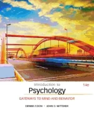 Image of introduction to psychology gateways to mind and behavior