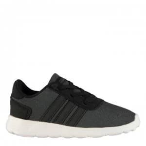 Image of adidas LiteRacer Infant Boys Trainers - DkGrey/Blk/Wht