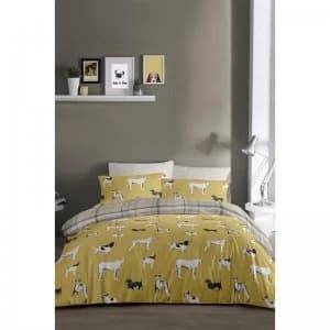 Image of Dogs Reversible Duvet Set