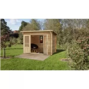 Image of Harwood 3.0m x 2.0m Log Cabin 24kg Felt no Underlay