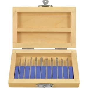 Image of Diamond Coated Burr Set 3MM Shank (10PC)
