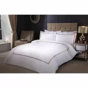 Image of Emma Barclay Mayfair Duvet Set Double Bed Taupe