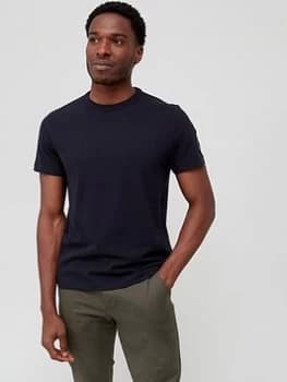Image of Tommy Hilfiger Recycled Cotton Sleeve Badge T-Shirt - Desert Sky, Desert Sky Size M Men