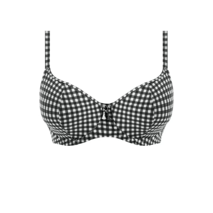 Image of Freya Womens sweetheart neckline swimsuit top Freya Check In Noir Female 100I