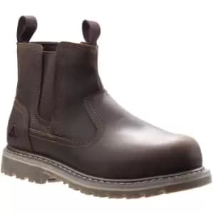 Image of Amblers Safety Womens AS101 Alice Slip On Safety Boot (4 UK) (Brown) - Brown