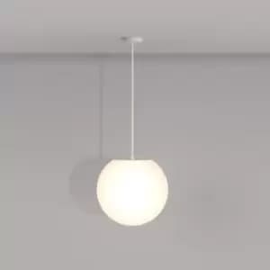 Image of Maytoni Erda Outdoor Globe Ceiling Light White E27 IP54