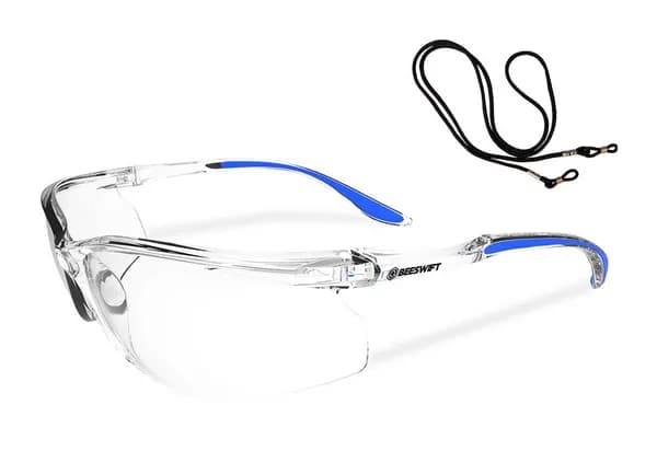Image of Beeswift Beeswift Adjustable Safety Spectacles Clear/Clear Frame ZZ0060