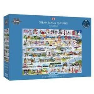 Image of Cream Teas & Queuing Jigsaw Puzzle - 2000 Pieces