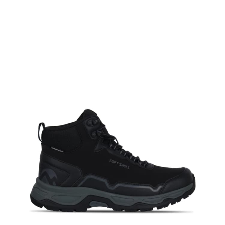 Image of Gelert Softshell Waterproof Walking Boots Juniors Black male 3 (35.5)