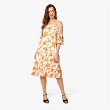 Image of Biba Tier Sleeve Dress - Balinese Print