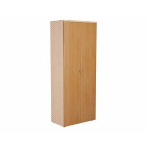 Image of TC Office Lockable Doors for 2000mm High Bookcase, Beech