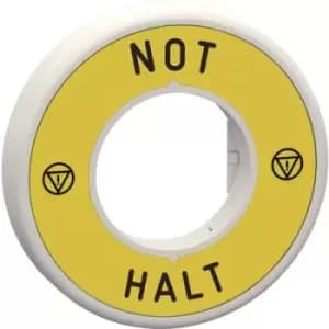 Image of Schneider Electric ZBY9W2B230 Label holder (Ø) 60 mm Yellow, Grey