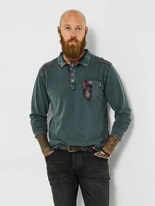Image of Joe Browns Joe Browns Men Trimline Polo Shirt in Blue Size: 2X-large Blue XXL Male 5059953342168