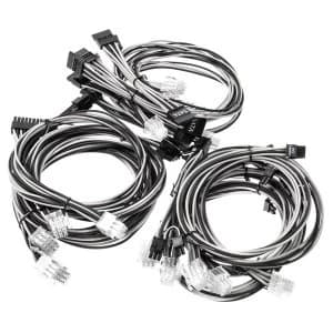 Image of Super Flower Braided Cable Kit - Black/White