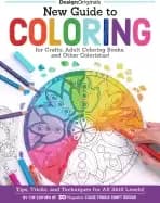 Image of new guide to coloring for crafts adult coloring books and other coloristas