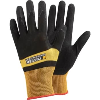 Image of 8802 Infinity Palm-side Coated Black/Yellow Heat Resistant Gloves - Size 10