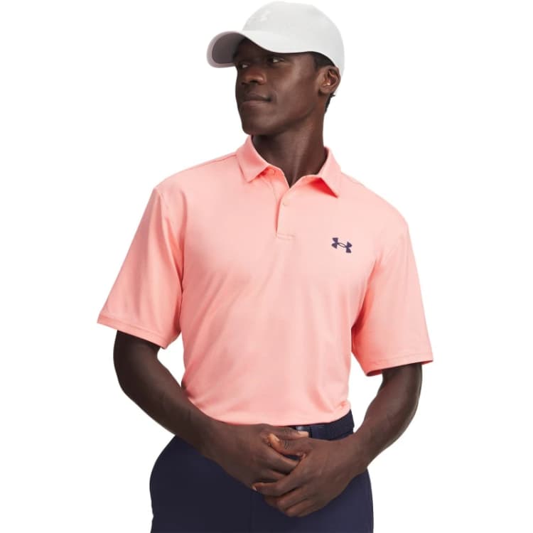 Image of Under Armour Matchplay Polo Mens Posh Pink male L