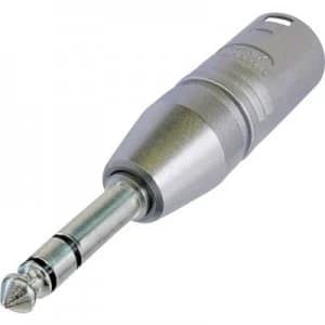 Image of Neutrik NA3MP XLR adapter XLR plug - Jack plug 6.35mm Stereo