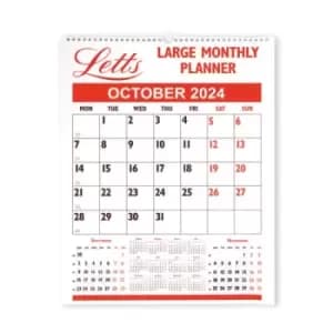 Image of Letts Large Monthly Planner 2024 LTLMP24