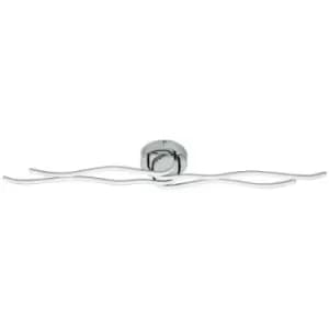 Image of Netlighting Roncade Integrated LED Flush Ceiling Light Chrome
