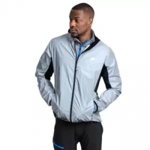 Image of Trespass Mens Zig Reflective Active Jacket (M) (Silver Reflective)