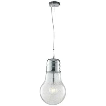 Image of Fan Europe Lighting - Fan Europe LAMPD Ribbon Pendant Ceiling Light Chrome 120x15x19cm