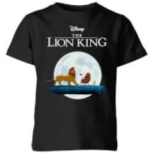 Image of Disney Lion King Hakuna Matata Walk Kids T-Shirt - Black - 9-10 Years