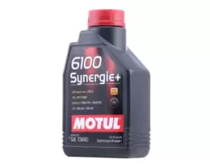 Image of MOTUL Engine oil 6100 SYNERGIE+ 10W40 108646