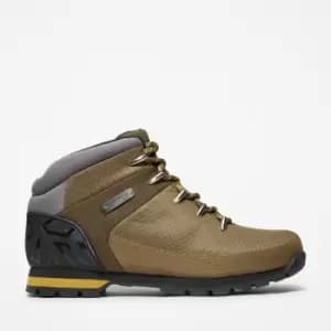 Image of Timberland Euro Sprint Waterproof Hiking Boot For Men In Green Green, Size 10