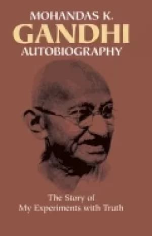 Image of mohandas k gandhi autobiography the story of my experiments with truth