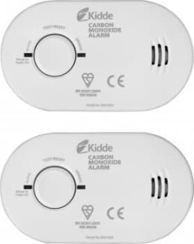 Image of Kidde Carbon Monoxide Basic Alarm Twin Pack